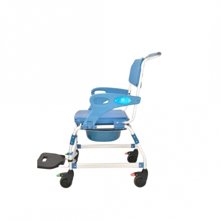 COD 5106-Cadeira de Banho Higiênica Braços Escamotiáveis – 140kg