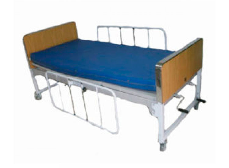 COD 6000-Cama Hospitalar 2 Manivelas com 5 Níveis de Altura Fixa