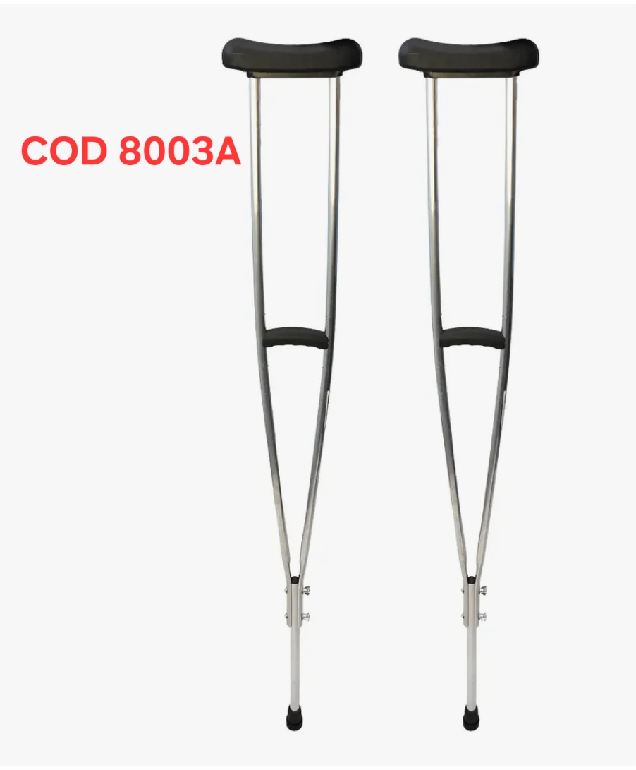 COD 8003-Muleta Alumínio Axilar Diversas