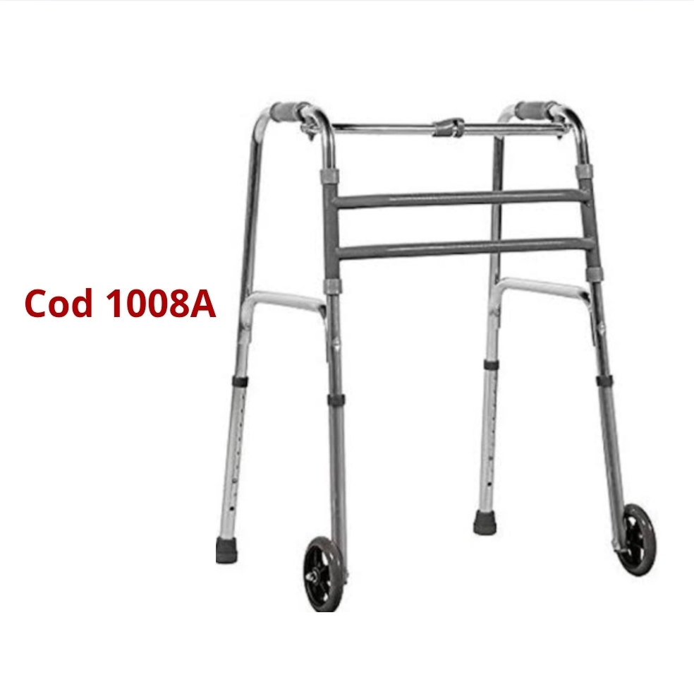 COD 1008-Andador Fixo com Rodas